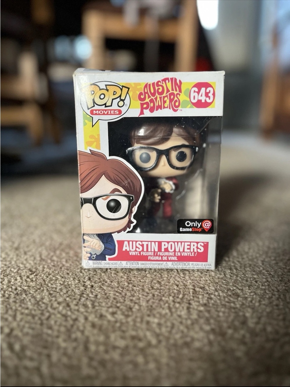 Funko Pop! Austin Powers Vinyl Figure - White, Black, Red